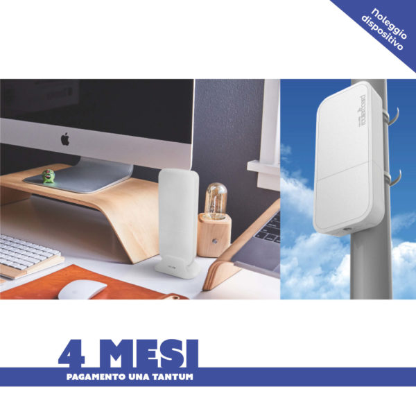 Abbonamento linea Tim 4 mesi + noleggio Access Point 4G